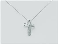 Collana Miluna Donna Le Croci In Diamanti in Oro bianco CLD2259